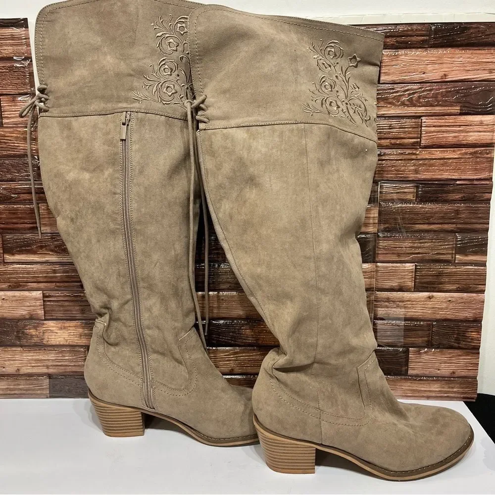 Torrid Women's Taupe Over the Knee Boots 8